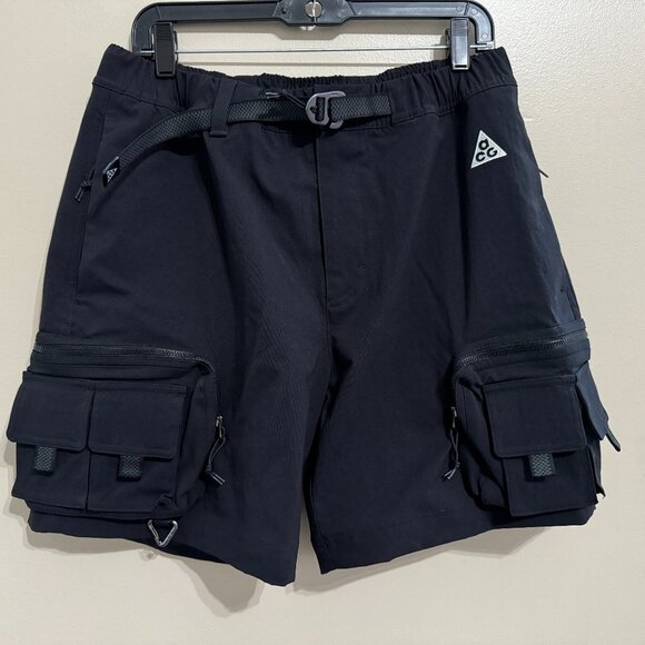 Nike ACG Other - Men's Nike ACG Outdoor Hiking Cargo Shorts Black DH8347-010 Size M NEW RARE
